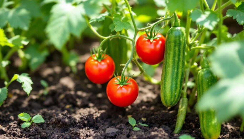 Tomato and cucumber in raised beds: crop rotation prevents plant disease and boosts yield every season