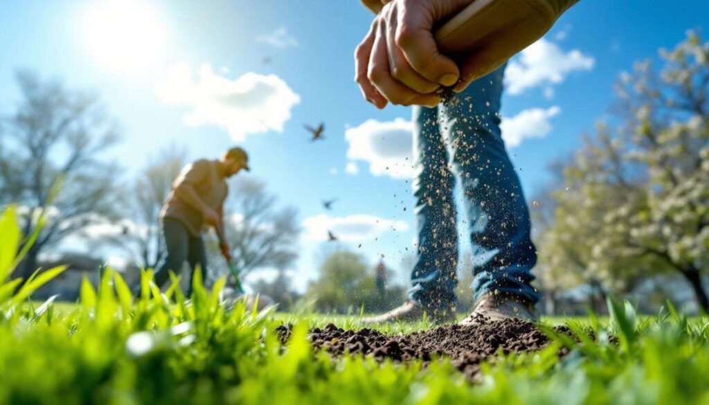 Lawn care in March 2026: aerate, overseed and fertilize your lawn after winter for a green spring