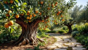 Fig tree and olive tree: two Mediterranean fruit trees that thrive in USDA zones 7 through 10