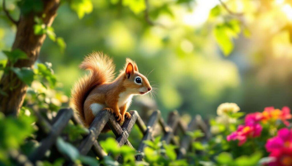 What does it mean when a squirrel visits your garden?