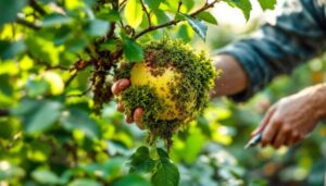 The natural trick clever gardeners use to remove moss from fruit trees